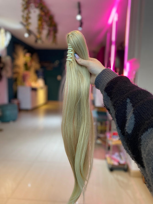 PONY TAIL RUBIA CAIMAN 50 CM