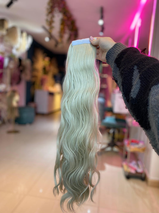 PONY TAIL RUBIA VELCRO 55 CM