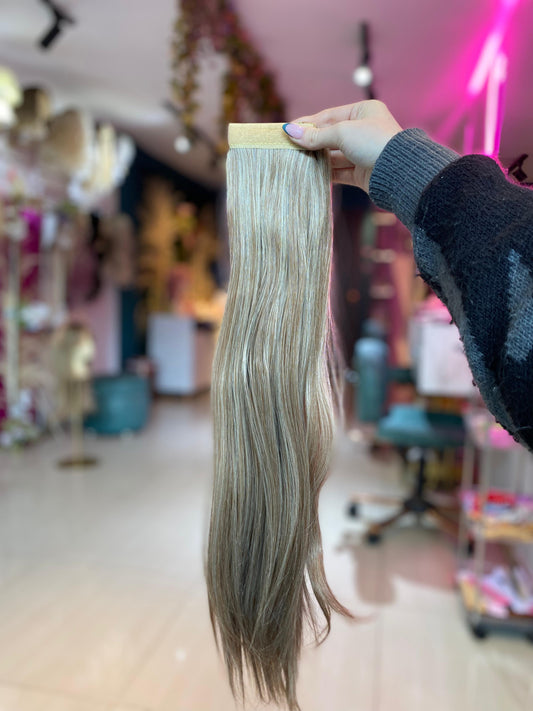 PONY TAIL RUBIA VELCRO 50 CM