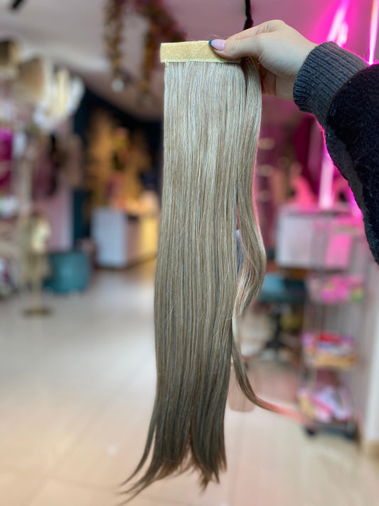PONY TAIL RUBIA VELCRO 60 CM
