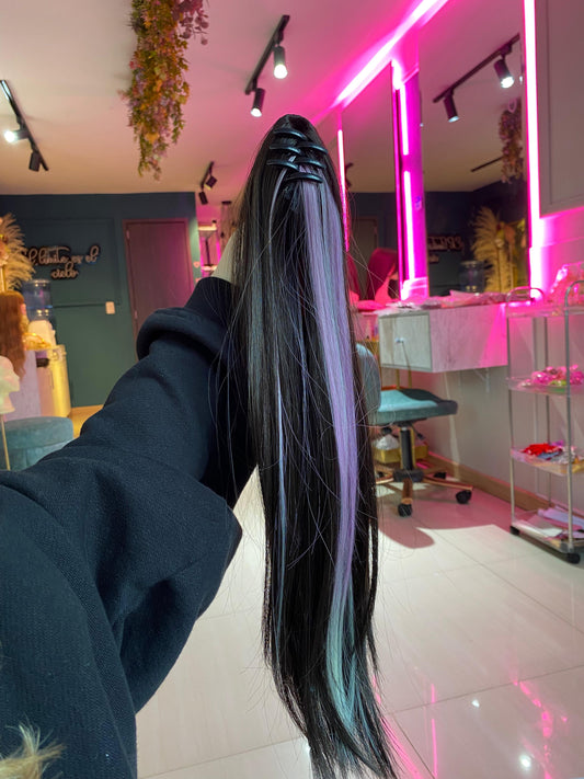 PONY TAIL CAIMAN CASTAÑA 50 CM