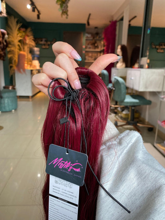 PONY TAIL MALLA ROJA
