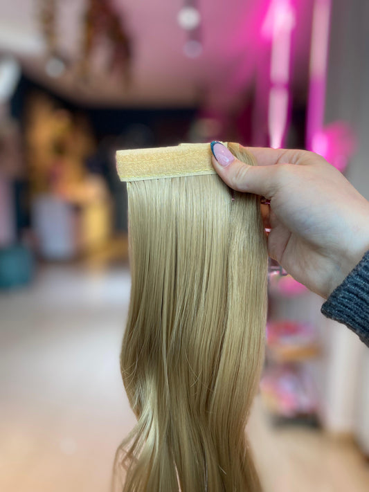 PONY TAIL RUBIA VELCRO 60 CM