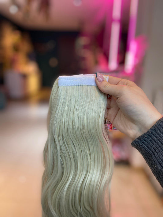 PONY TAIL RUBIA VELCRO 55 CM