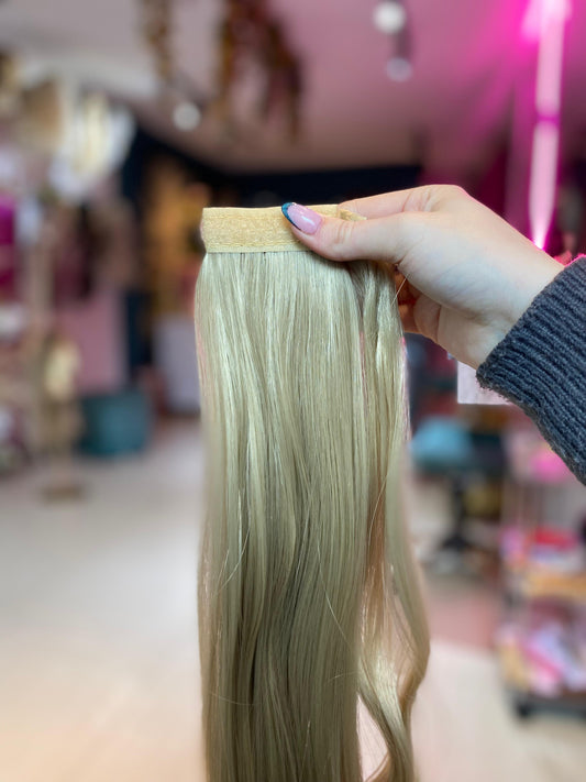 PONY TAIL RUBIA VELCRO 60 CM