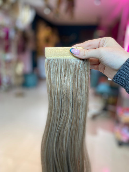 PONY TAIL RUBIA VELCRO 50 CM