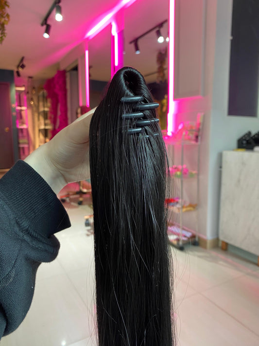 PONY TAIL NEGRA CAIMAN 70 CM
