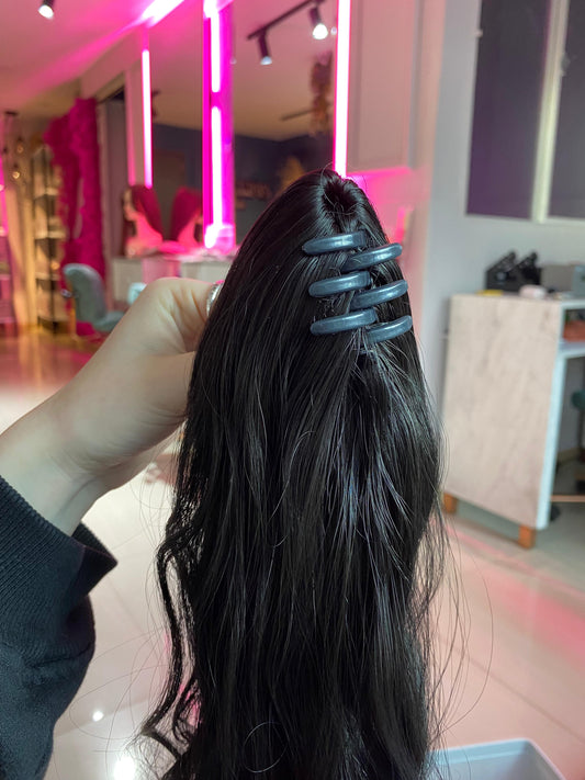 PONY TAIL NEGRA CAIMAN 50 CM