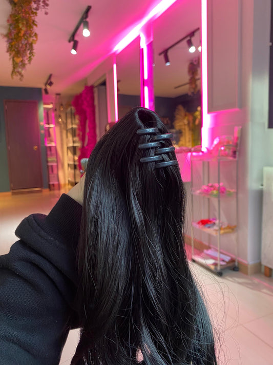 PONY TAIL NEGRA CAIMAN 60 CM