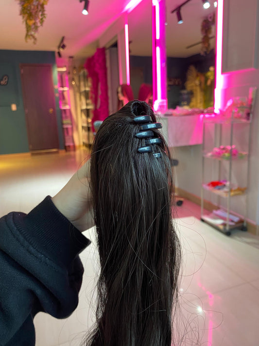 PONY TAIL NEGRA CAIMAN 55 CM